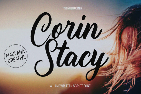 Corin Stacy Font Poster 1