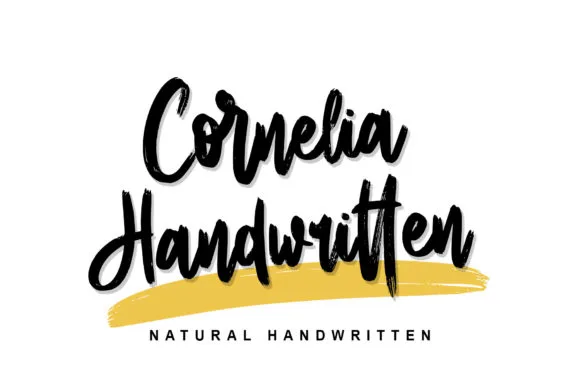 Cornelia Font Cornelia Font Poster 1