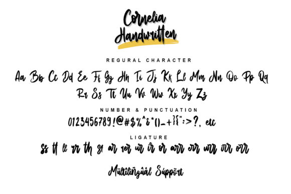 Cornelia Font Poster 5
