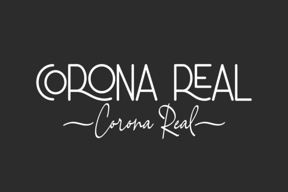 Corona Real Font Poster 1