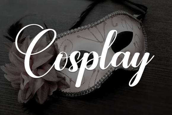 Cosplay Font Poster 1