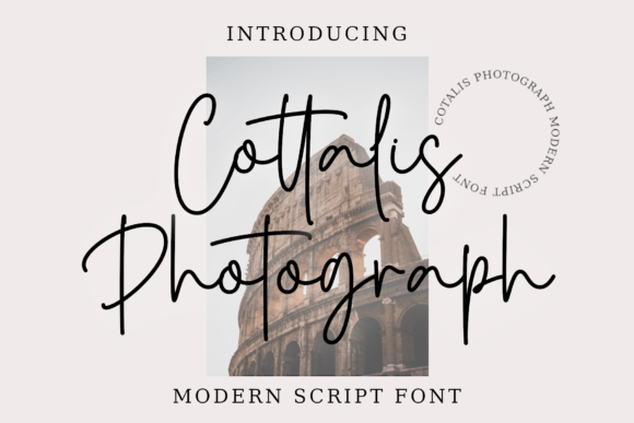 Cottalis Photograph Font Poster 1