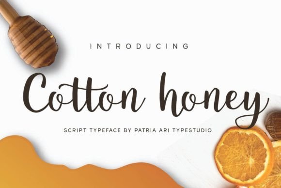 Cotton Honey Font Poster 1