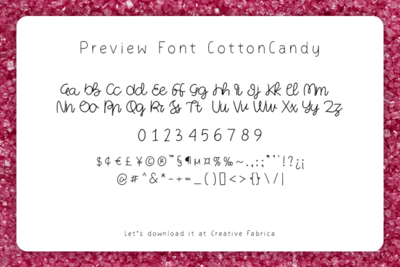 Cottoncandy Font Poster 4