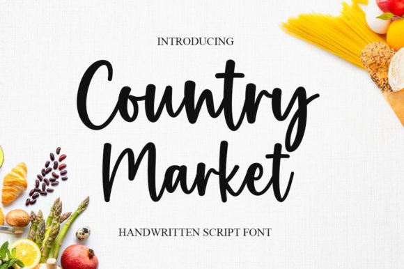 Country Market Font Poster 1