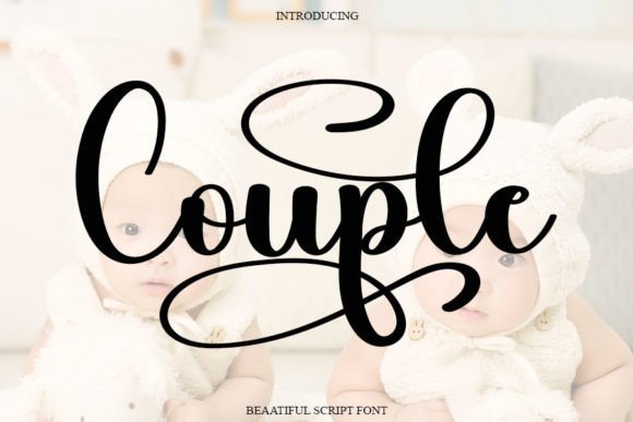 Couple Font Poster 1
