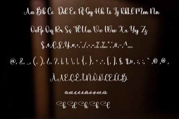 Couple Font Poster 6