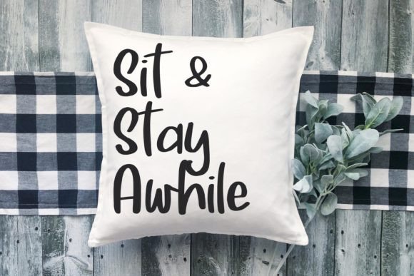 Cozy Sweater Font Poster 3