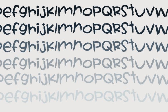 Crayon Hand Font Poster 5