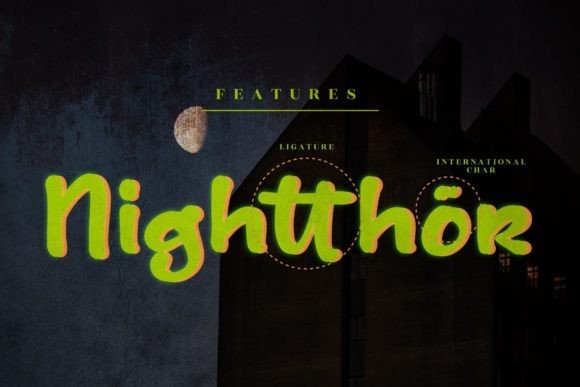 Crazy Midnight Font Poster 12