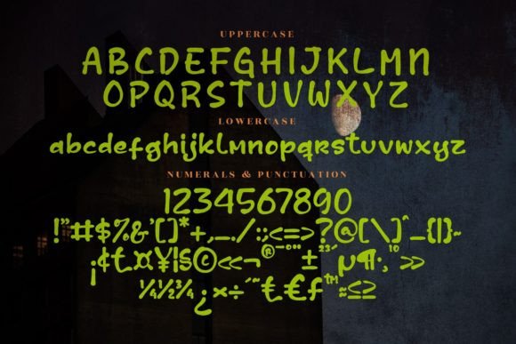 Crazy Midnight Font Poster 13