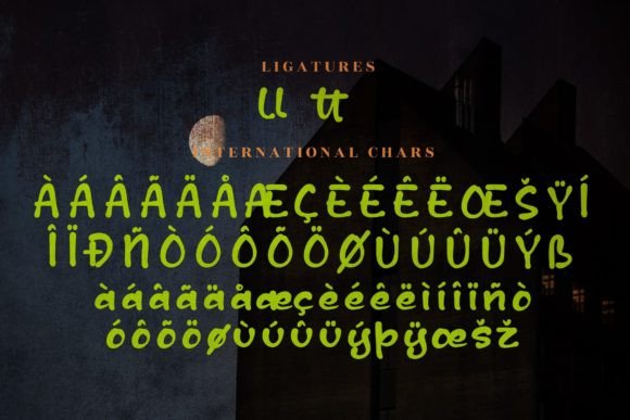 Crazy Midnight Font Poster 14