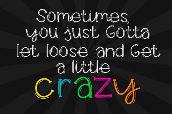 Crazy Shake Font Poster 5