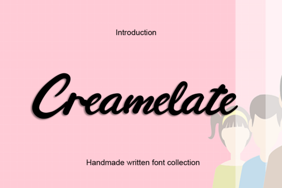 Creamelate Font Poster 1