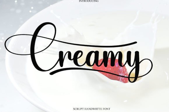 Creamy Font Poster 1