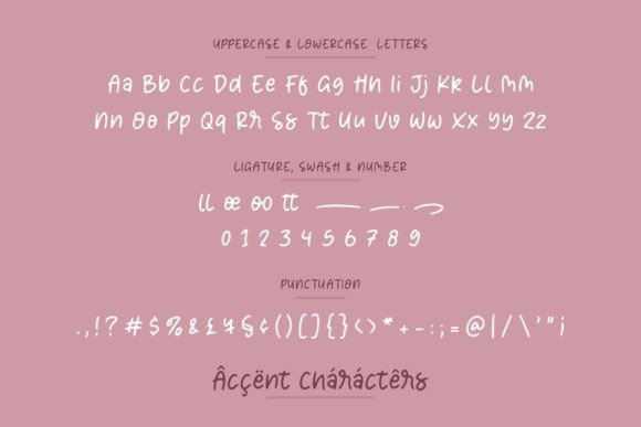 Creamy Sugar Font Poster 8