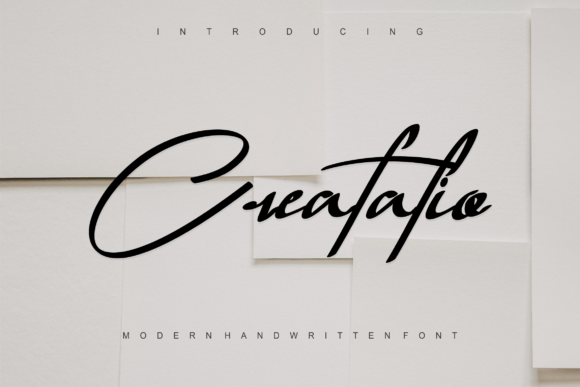 Creatalio Font Poster 1