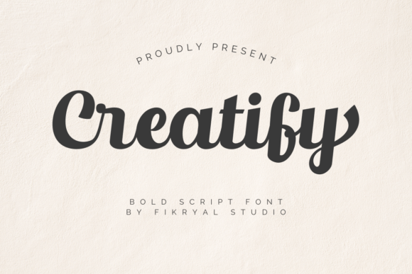 Creatify Font Poster 1