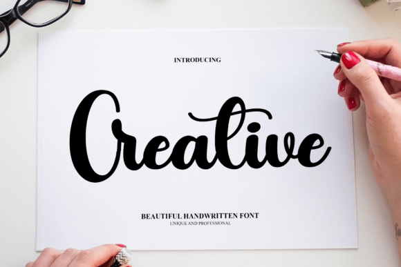 Creative Font Poster 1