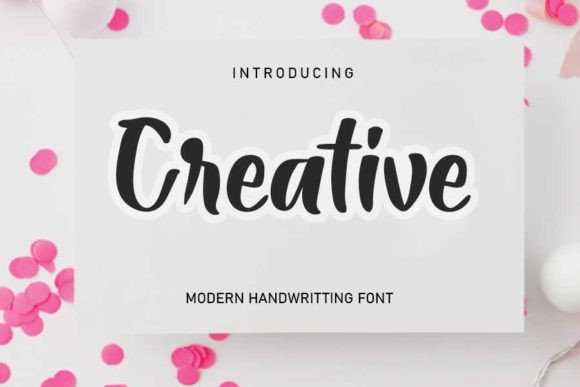 Creative Font Poster 1