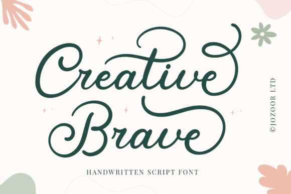 Creative Brave Font Poster 1