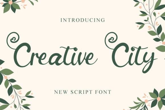 Creative City Font Poster 1
