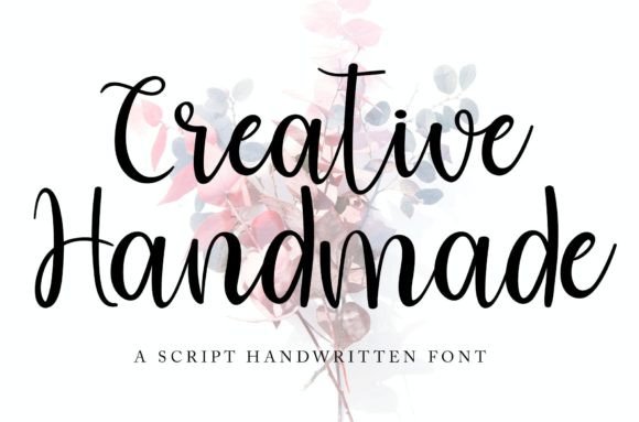 Creative Handmade Font Poster 1