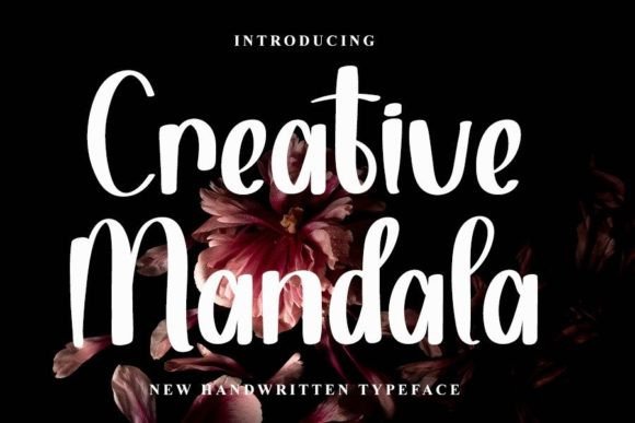 Creative Mandala Font Poster 1