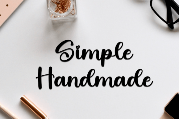 Creative Signature Font Poster 2
