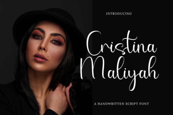 Cristina Maliyah Font Poster 1