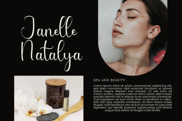 Cristina Maliyah Font Poster 10