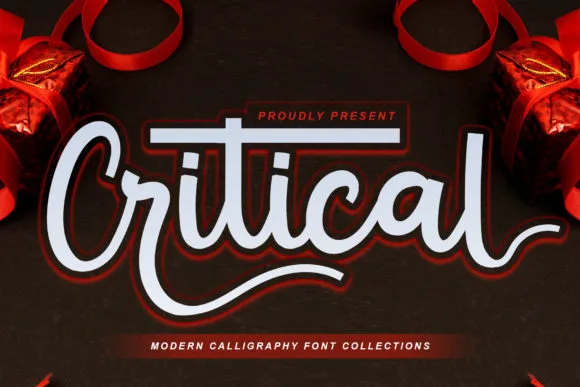 Critical Font Poster 1