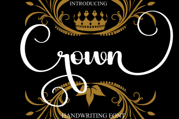 Crown Font Crown Font Poster 1