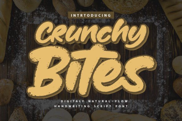 Crunchy Bites Font Poster 1