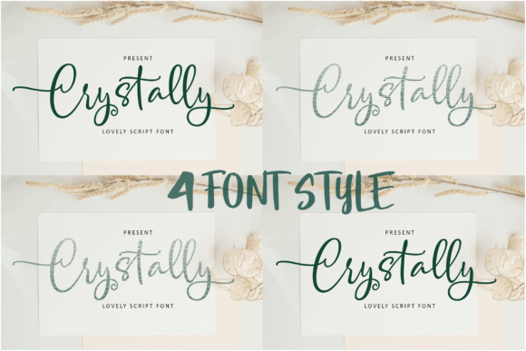 Crystally Font Poster 1