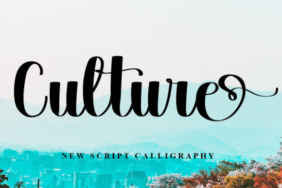 Culture Font Poster 1