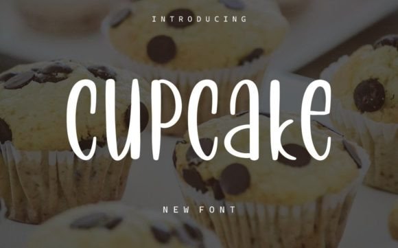 Cupcake Font Poster 1