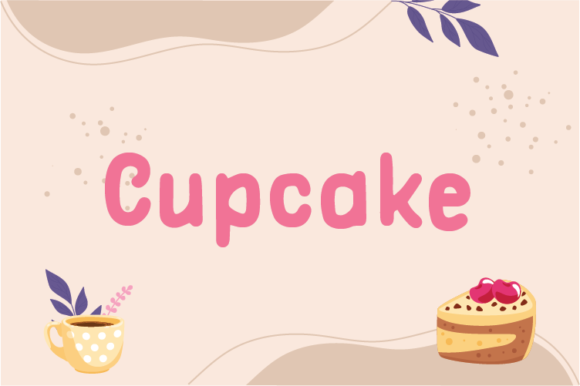 Cupcake Font Poster 1