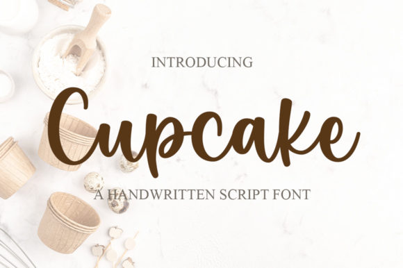 Cupcake Font Poster 1