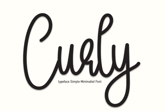 Curly Font