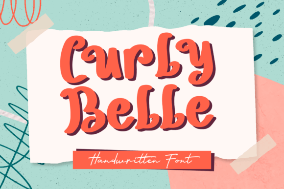 Curly Belle Font Poster 1