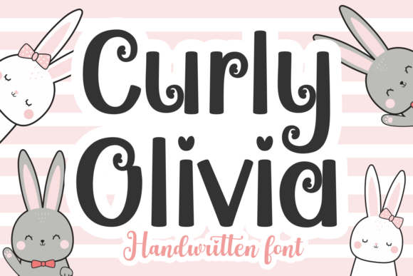 Curly Olivia Font Poster 1