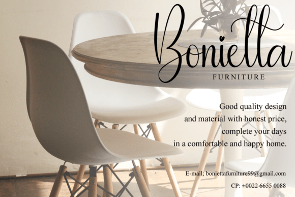 Curtain Font Poster 2