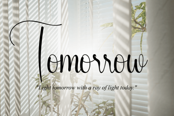 Curtain Font Poster 8