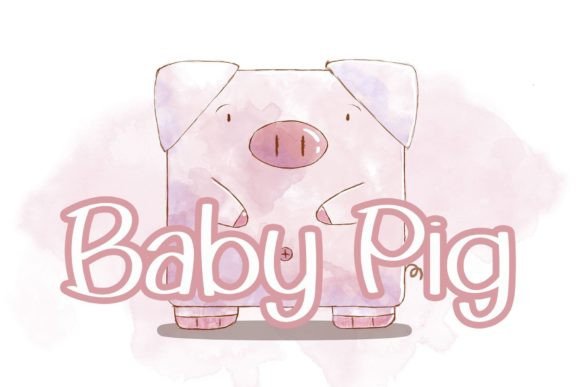 Cute Animal Font Poster 3