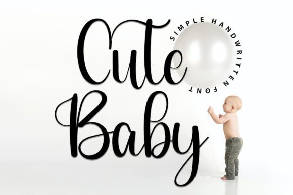 Cute Baby Font Poster 1