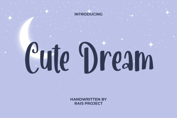 Cute Dream Font Poster 1