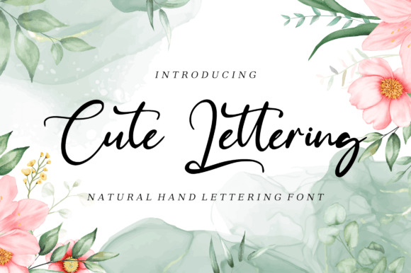 Cute Lettering Font