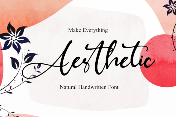 Cute Lettering Font Poster 2