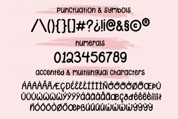 Cute Lipstick Font Poster 8